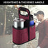 Beautyflier 2 Drink Carrier with Handle for Delivery Reusable Insulated Coffee Cup Carrier Portable Cup Holder