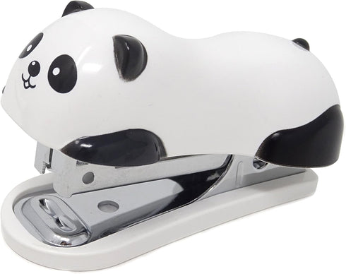Honbay Portable Mini Cute Panda Desktop Stapler Set with 1000PCS No.10 Staples for Office, School, Home, or Travel Use