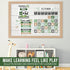 Hadley Designs Farmhouse Classroom Calendar Set, Bulletin Board Sets for Teachers, School Calendar Decor