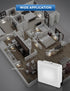 2-Pack, 0.3W 5000K L LOHAS LED Night Lights Plug into Wall Plug in Night Light, Dusk to Dawn, Daylight White Bright
