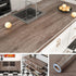 Classic Gray Oak Wood Wallpaper, 85''x15.8'' Peel and Stick Waterproof Vinyl for Countertop and Cabinets