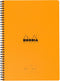 Rhodia Meeting Books, 8.85" x 11.69", Orange