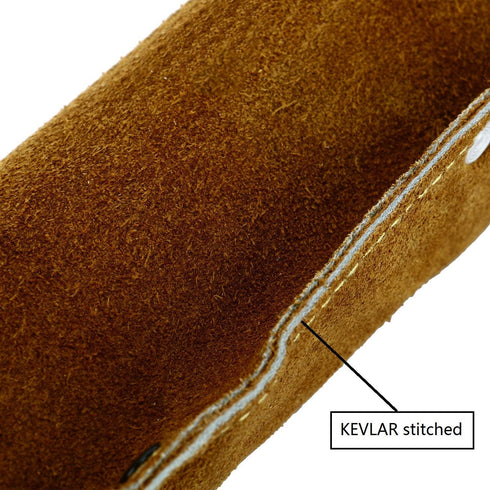 Flame-Resistant Leather Electrode Holder Bag/Welding Rod Pouch (gold brown) - Welding Rod Holder