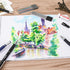 MyLifeUNIT 22 Pcs 2.0 mm Mechanical Pencils Set, 8 Pcs Lead Pencils with 10 Case Lead Refills 2B, HB Black & Colors, 2 Pcs Erasers and 2 Pcs Sharpeners for Drawing, Sketching and Drafting by MyLifeUNIT