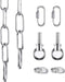 Mr.Color Chrome Metal Heavy Duty Chandelier Chain - 6 Feet Accessory Chain for