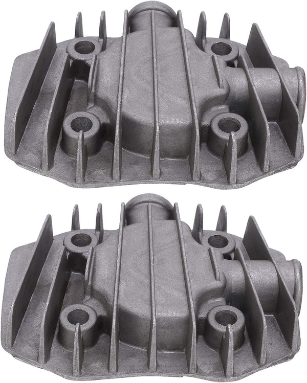 2Pcs Air Compressor Cylinder, Small 2. 3P Air Compressor Cooling Parts, 48mm X 62mm Aluminum Cylinder