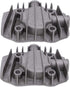 2Pcs Air Compressor Cylinder, Small 2. 3P Air Compressor Cooling Parts, 48mm X 62mm Aluminum Cylinder