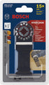 BOSCH OSL114JF 1-Piece 1-1/4 In. Starlock Oscillating Multi Tool Wood Curved-Tec Bi-Metal Xtra-clean Plunge Cut Blade for Applications in Cutting Hardwood by BOSCH