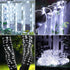 2 Pack 132ft 400LED 8 Solar Rope Lights, Total Solar String Lights, Modes Waterproof Solar Powered Outdoor Light