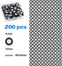 Gloxyuni 200 (6mm Inner/10mm 3D 3D PCS Outer) Scanning Positioning Targets - Magnetic Tracking Dots for Scanner