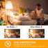 Leools E12 Bulb Dimmable 4W 2700K T6 B11 Bulb 40 AC120V 400LM e12 Bulb 6Pack Frosted LED Equal Warm White Candelabra