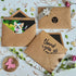 T&M Quality Designs LLC 150 10 4x6 Inch Thank You Cards with Matching Brown Kraft Envelopes and Stickers - Elegant
