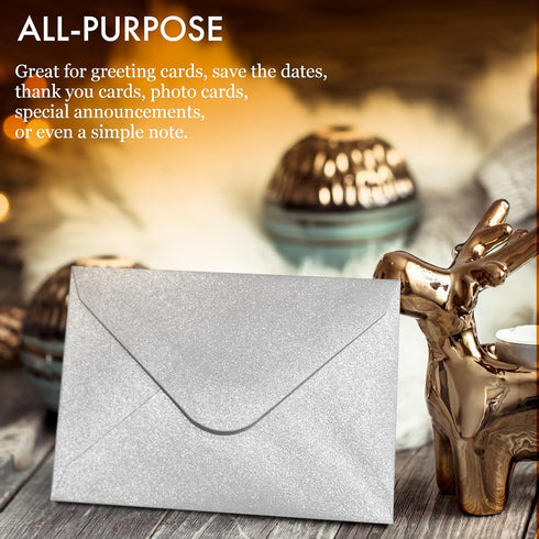 Gift Card Envelopes - 100-Count Mini Paper Business Card Envelopes, Bulk Tiny Envelope Pockets for Small Note Cards,