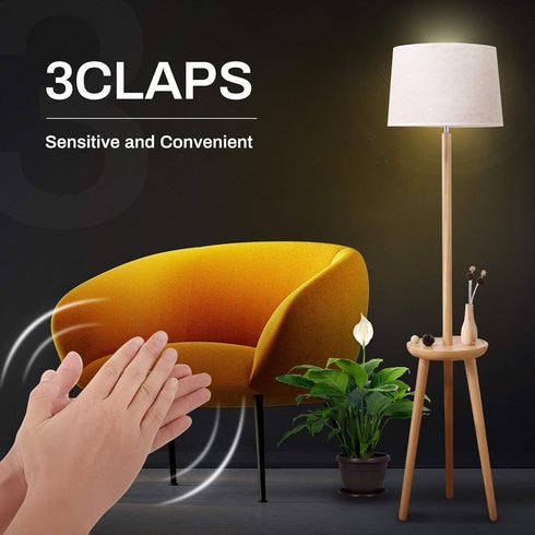 SYSAI 3 BulbEasy 8.8-Watt Claps Light, Sound Activated ON/Off Solution, Clap Detection, Smart Home, Upgrade Your