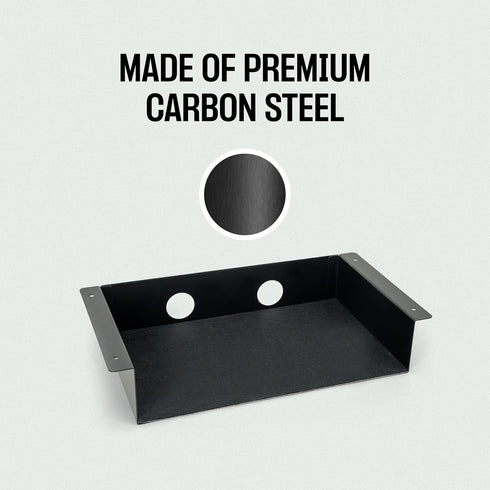 Under Desk Storage Shelf, Carbon Steel Under Tray, Small Shelf for Desk, Under Table Storage, Gaming Desk Accessories