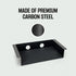 Under Desk Storage Shelf, Carbon Steel Under Tray, Small Shelf for Desk, Under Table Storage, Gaming Desk Accessories