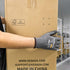 W1 Touchscreen Work Gloves for Men and Women, 12 Pairs Bulk Pack, Lightweight Gray Small