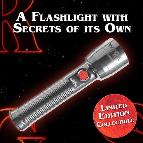 250 Energizer Stranger Things Squawk Retro LED Flashlight, Water Resistant and Drop Tested Camping Flashlight, Limited
