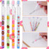 Kolewo4ever 48pcs HB Donuts Themed Translucent Pencil Fun Multipoint Pencils for Classroom Rewards, 4 Styles