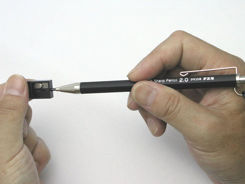 Fueki SPH20B-H Mechanical Pencil, Black, for 2mm Lead, Hard-core Lead, Office Products