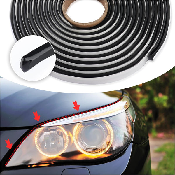 13FT Car Headlight Sealant Butyl Tape, Universal Butyl Sealant Tape for Car Accessories