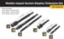 Titan 6-Pc Impact Wobble Adapter Set - Model 49036 for Versatile Socket Use