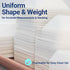 Weigh Boats Large - 125 Pack 330ml Plastic Disposable Trays for Scale, Square Weighing Dishes for Powder, Food Samples