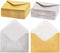 Gift Card Envelopes - 100-Count Mini Paper Envelopes for Small Note Cards, Gold and Silver, 4 x 2.7 Inches