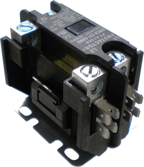 1 Pole 32 AMP Heavy Duty AC Contactor, Replaces Residential 1 Pole Models 30 Amps or Less