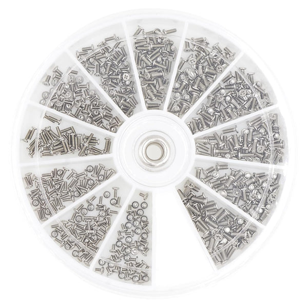 12 Kinds Small Screws Assortment Kit - M1, M1.2, M1.4, M1.6