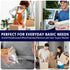 Packing Tape - 18 Rolls Clear Heavy Duty Packaging Tape with Dispensers for Packing, Shipping, Moving