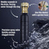 DURATECH Drain Bladder, Medium Drain Cleaning Bladder, Fits 1-1/2" to 3" Drain Pipes, Unclogs Stubborn Blockages in Kitchen Sinks, bathtubs, Showers, and Main drains