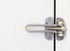 N335-984 804 National Hardware Door Security Guard Satin Nickel Die-Cast Steel Latch for Interior and Exterior Wood