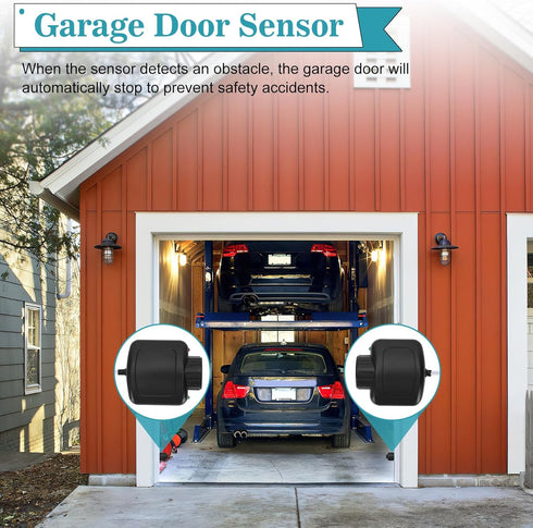 Jisculo 1 HAE00002 LSO50 LDO33 LDO50,Linear for Linear Garage Door Opener Sensors Beam Eyes Kit,Compatible with Linear