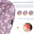 Pink Series Florals Double-Sided Printed Scrub Caps for Women with Buttons, Adjustable Helps Reduce Static Buildup