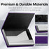 Padike Business Card Holder, Professional PU Leather & Stainless Steel Multi Card Case for Men & Women