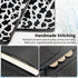 BPQOJB Server Books for Waitress Leather Waitress Book Server with Zipper Money Pocket Cute Cow Pattern Pattern Design