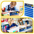 PerKoop 10 Pcs Classroom Desk Name Plates Holder Set, Index Cards Storage for Kids Desk Accessories, Desktop Helper