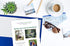 Better Office Products 2 Pocket Glossy Laminated Blue Paper Folders, Letter Size, Blue Paper Portfolios, Box of 25 Blue