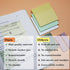 Transparent Sticky Notes, 3"x3" Clear Waterproof Note Pads for Books Annotation
