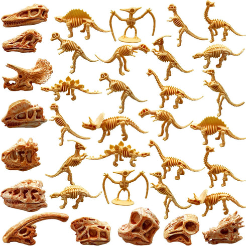 PPXMEEUDC 35PCS Dinosaur Fossil Skeleton Dinosaur Skeleton Toys Dino Sand Dig Party Favor