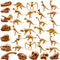PPXMEEUDC 35PCS Dinosaur Fossil Skeleton Dinosaur Skeleton Toys Dino Sand Dig Party Favor
