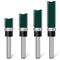 Flush Trim Router Bit Set 4 Pcs Straight Cut Router Bits 1/4