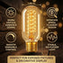Weyolin T45 Bulb, 40W 2200K Bulb,180 E26 Base,Dimmable Bulb (4-Pack) Amber Glass Edison Incandescent, Ultra Warm White