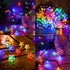Selarlyt Outside100 Solar String Lights for LED Solar Flower Lights Outdoor Waterproof Solar Powered Outdoor Decorative