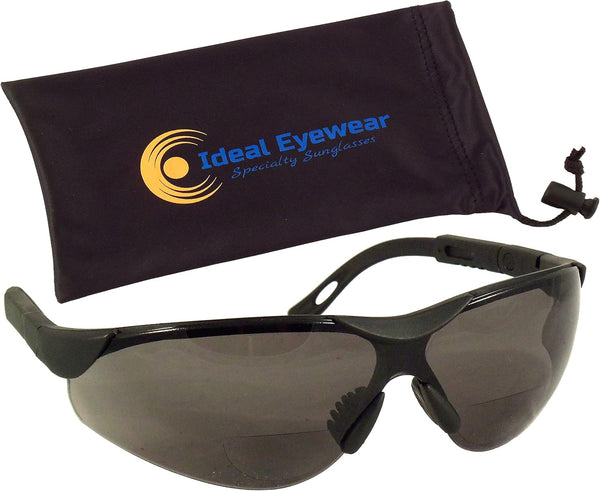 SafeSpecs Bifocal Safety Glasses, Adjustable Temples, ANSI Z87.1