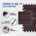 Yes4All 11,22,32 EVA Interlocking Mats, Puzzle Floor Tiles, Foam Floor Padding with Border for Furniture, Home Space
