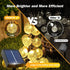 2 Pack 120LED 72FT 8 USOKYO Solar Lights Outdoor Waterproof, Total Solar String Lights for Outside with Modes, Outdoor