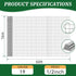 ReePlan 16in 50ft 19 1/2 Inch x Gauge Hardware Cloth Mesh Roll - Galvanized Chicken Wire Fencing for Garden Fence