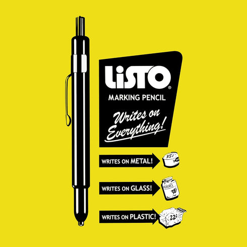 Listo 1620 Blue Grease Pencils - Box of 12